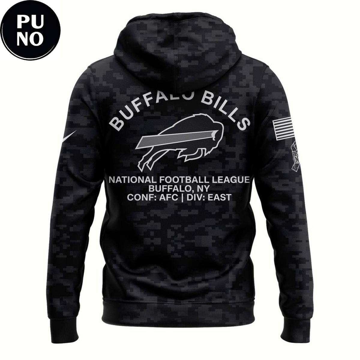 Buffalo Bills 2026 NFL Salute to Service Hoodie T-Shirt