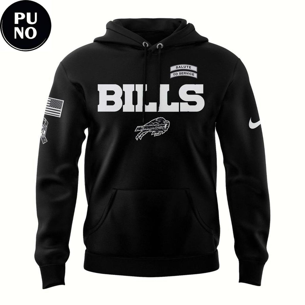 Buffalo Bills 2026 NFL Salute to Service Hoodie T-Shirt