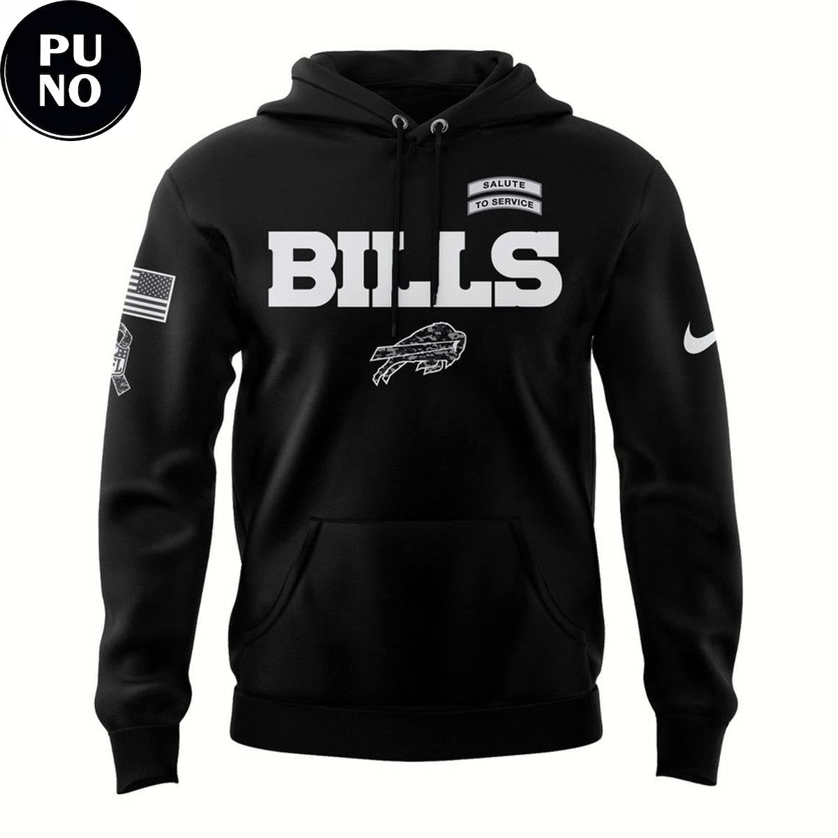 Buffalo Bills 2026 NFL Salute to Service Hoodie T-Shirt