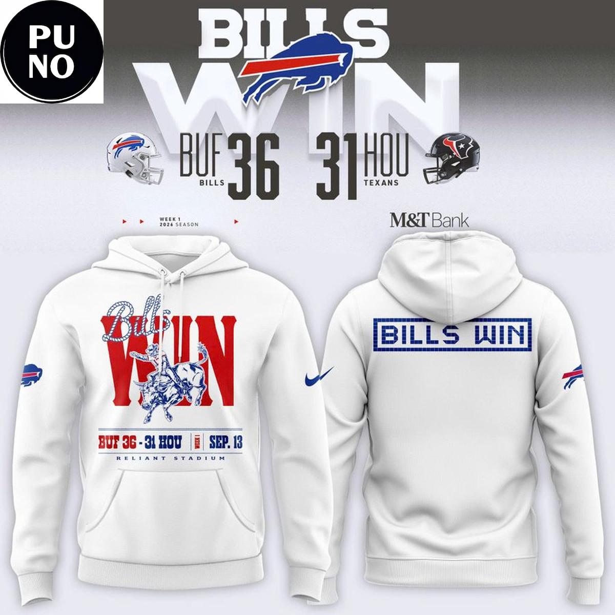 Buffalo Bills 2026 Win Bills vs Texans Game Hoodie T-Shirt