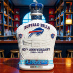 Buffalo Bills 65th Anniversary Edition Whiskey Bottle