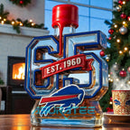 Buffalo Bills 65th Anniversary Limited Edition Whiskey Bottle