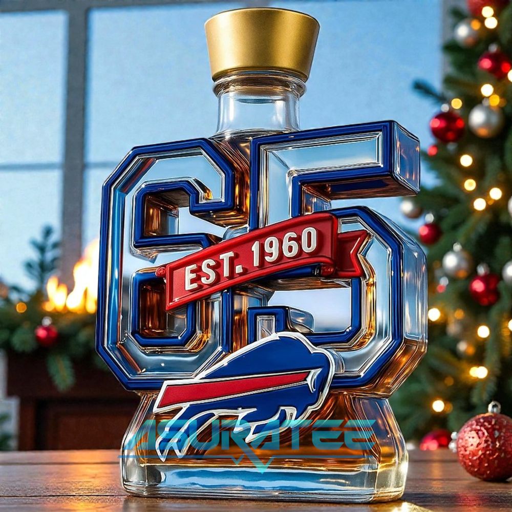 Buffalo Bills 65th Anniversary Limited Edition Whiskey Bottle