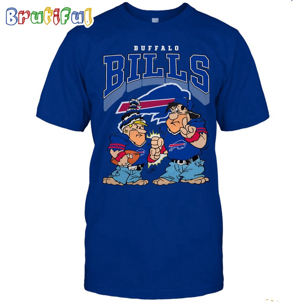 Buffalo Bills Flintstones Football T Shirt