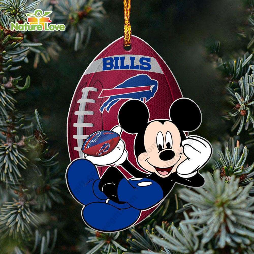 Buffalo Bills Mickey Mouse Ornament Disney Christmas Decorations