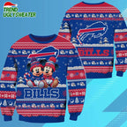 Buffalo Bills NFL Mickey Minnie Ugly Christmas Sweater