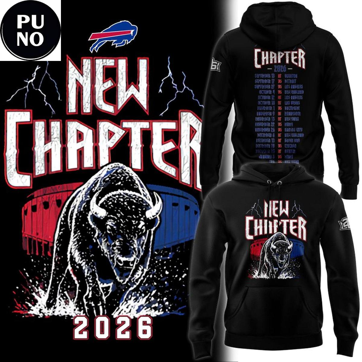 Buffalo Bills New Chapter 2026 Hoodie T-Shirt