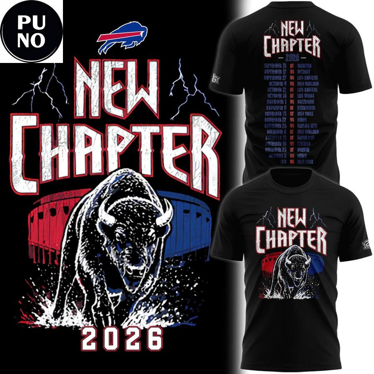 Buffalo Bills New Chapter 2026 Hoodie T-Shirt