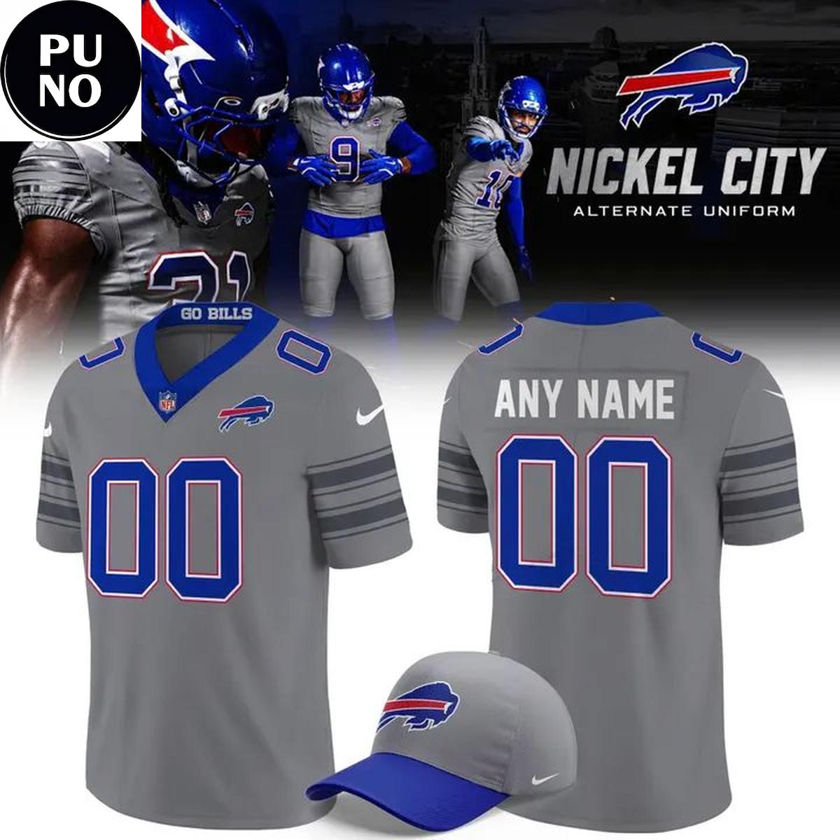 Buffalo Bills Nickel City Alternate Game 2026 Personalized Football Jersey