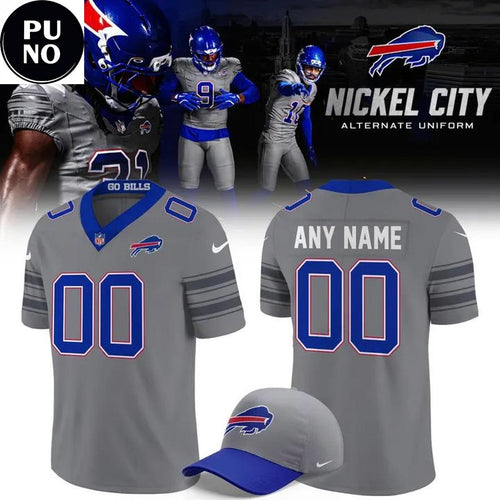 Buffalo Bills Nickel City Alternate Game 2026 Personalized Football Jersey
