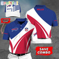 Buffalo Bills Polo Shirt Custom Name Football Polo Shirts