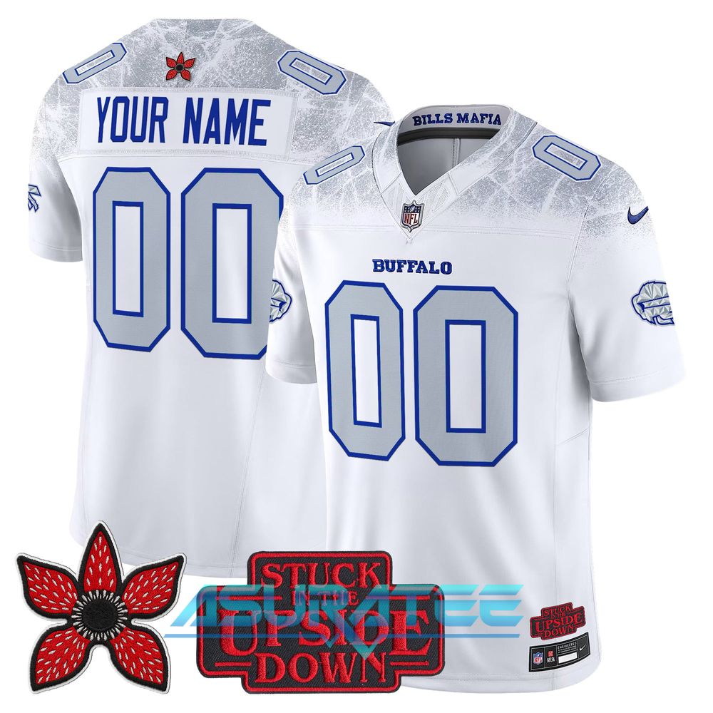 Buffalo Bills ‘Stranger Things Edition’ Custom Football Jersey