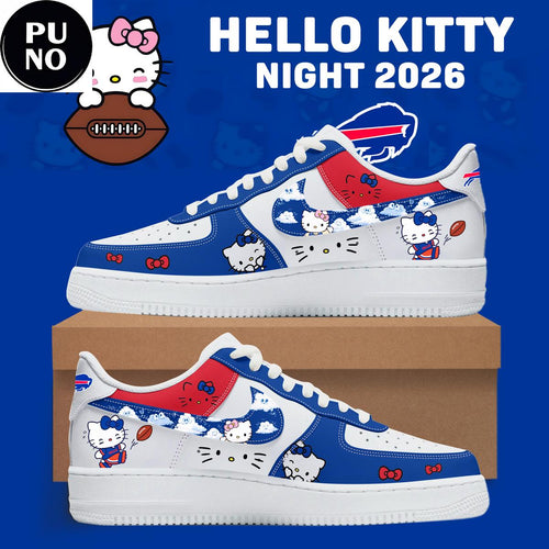 Buffalo Bills x Hello Kitty Night 2026 Air Force 1 Shoes