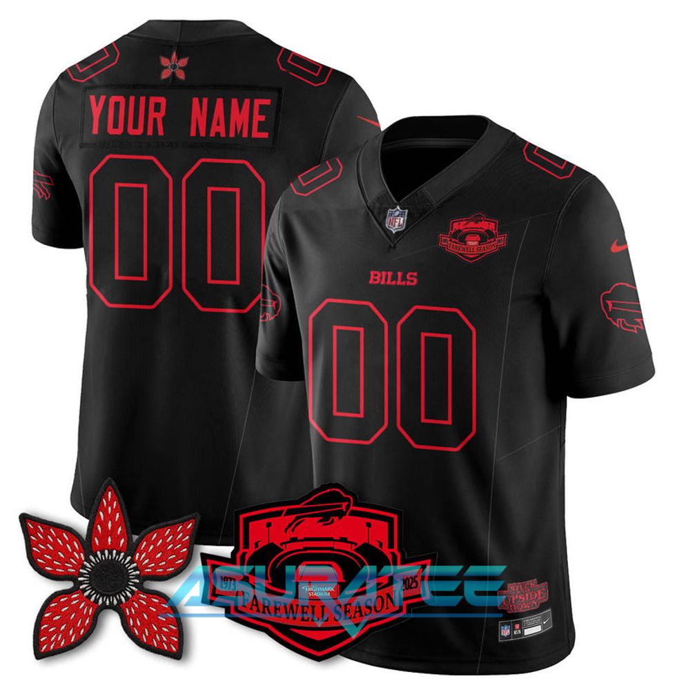 Buffalo Bills x Stranger Things 5 Limited Custom Jersey