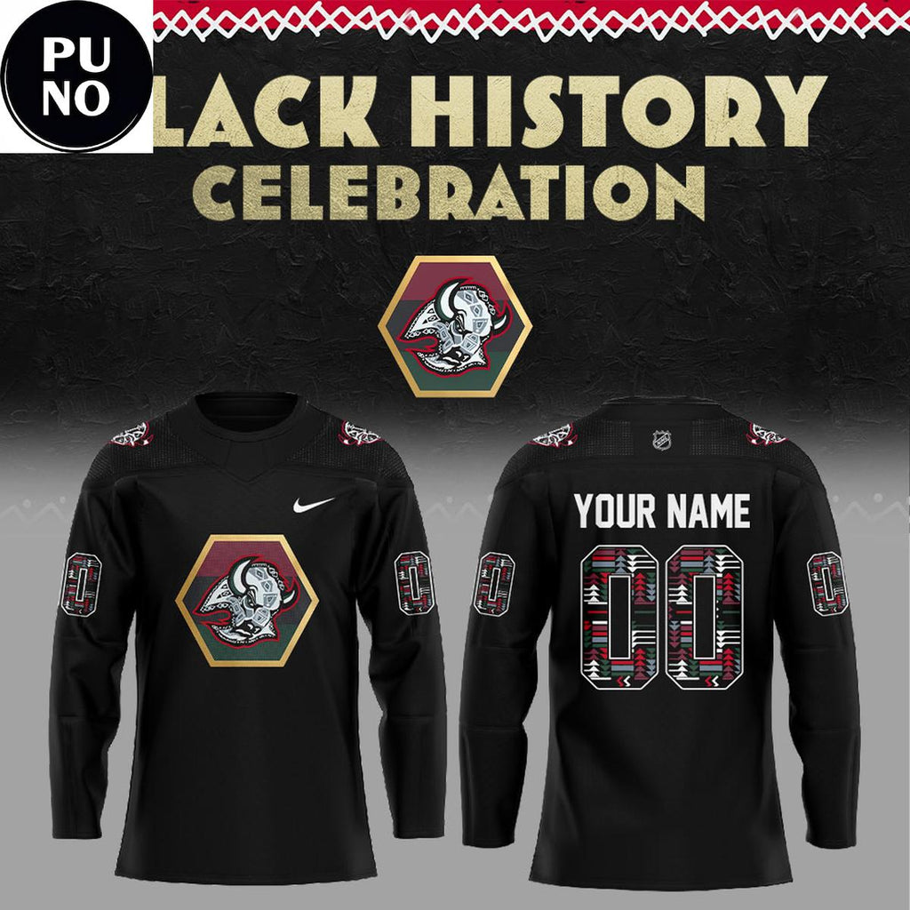 Buffalo Sabres Black History Celebration 2026 Personalized Hockey Jersey