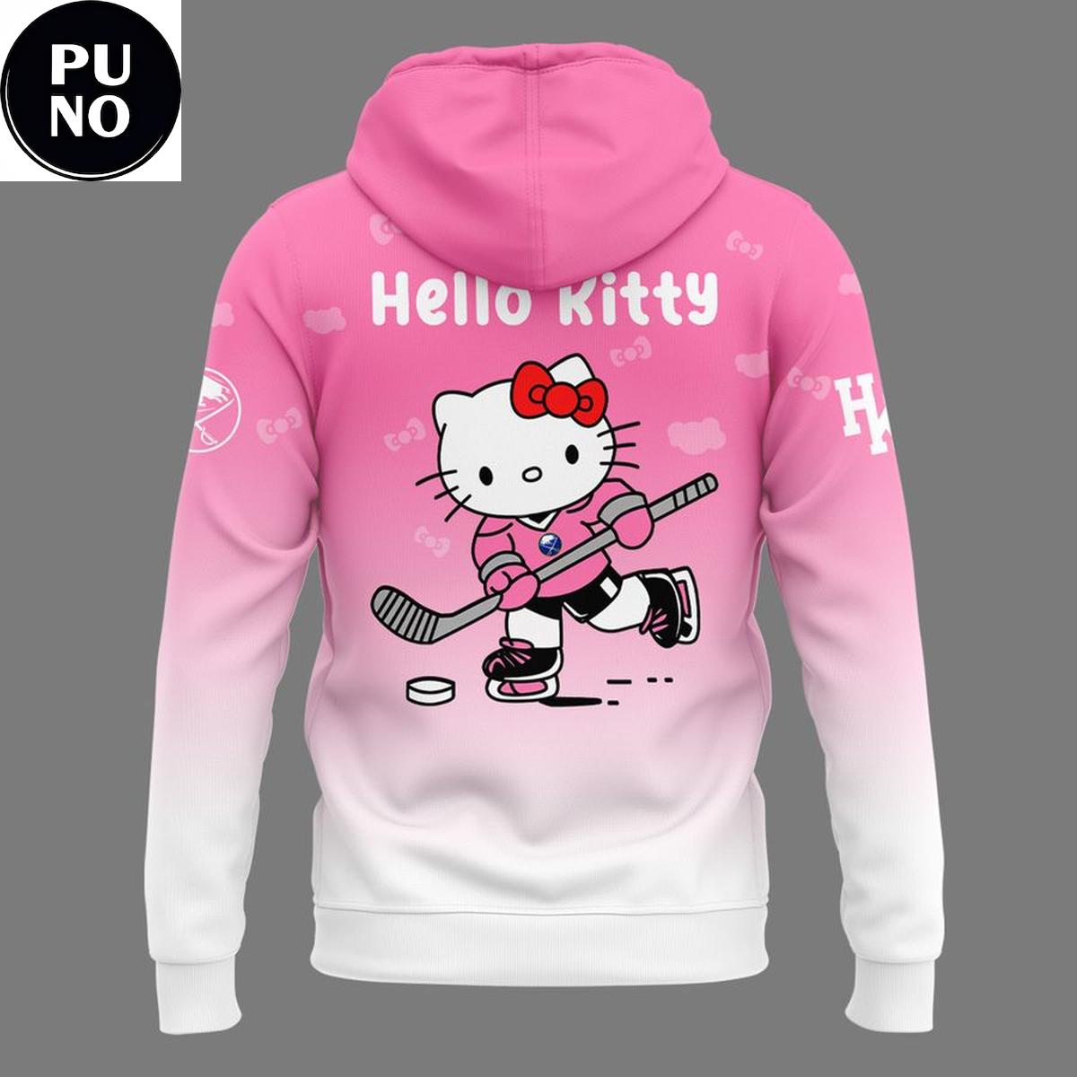 Buffalo Sabres x Hello Kitty Pink Night 2026 Hoodie Shirt