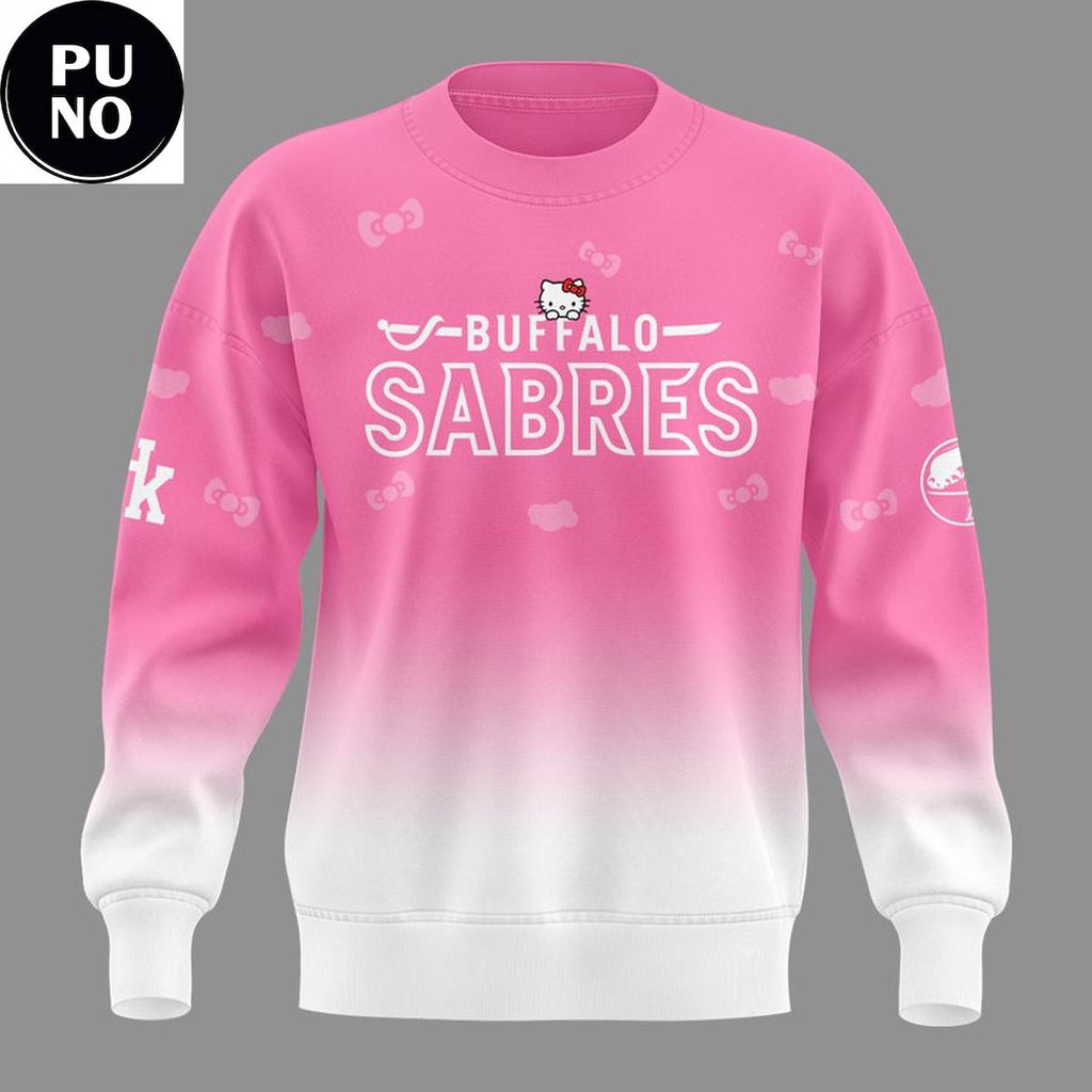 Buffalo Sabres x Hello Kitty Pink Night 2026 Hoodie Shirt