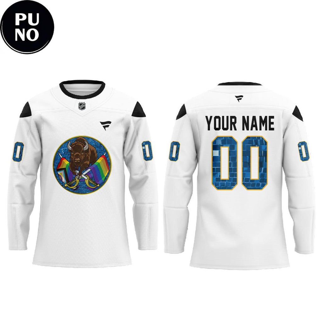 Buffalo Sabres x Pride Night 2026 Personalized Hockey Jersey