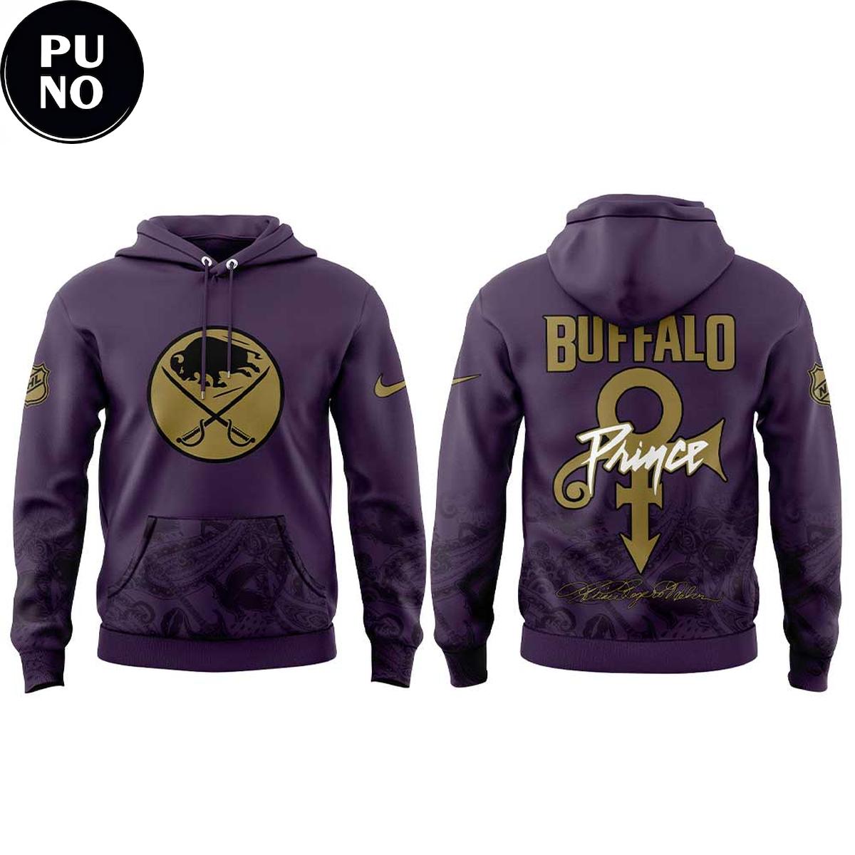 Buffalo Sabres x Prince Rogers Nelson Night 2026 Hoodie