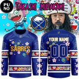 Buffalo Sabres x Takashi Murakami 2026 Personalized Hockey Jersey
