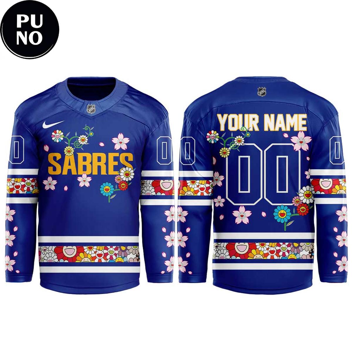 Buffalo Sabres x Takashi Murakami 2026 Personalized Hockey Jersey