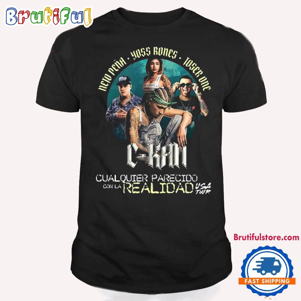 C Kan Cualquier Parecido Con La Realidad USA Tour 2024 T Shirt