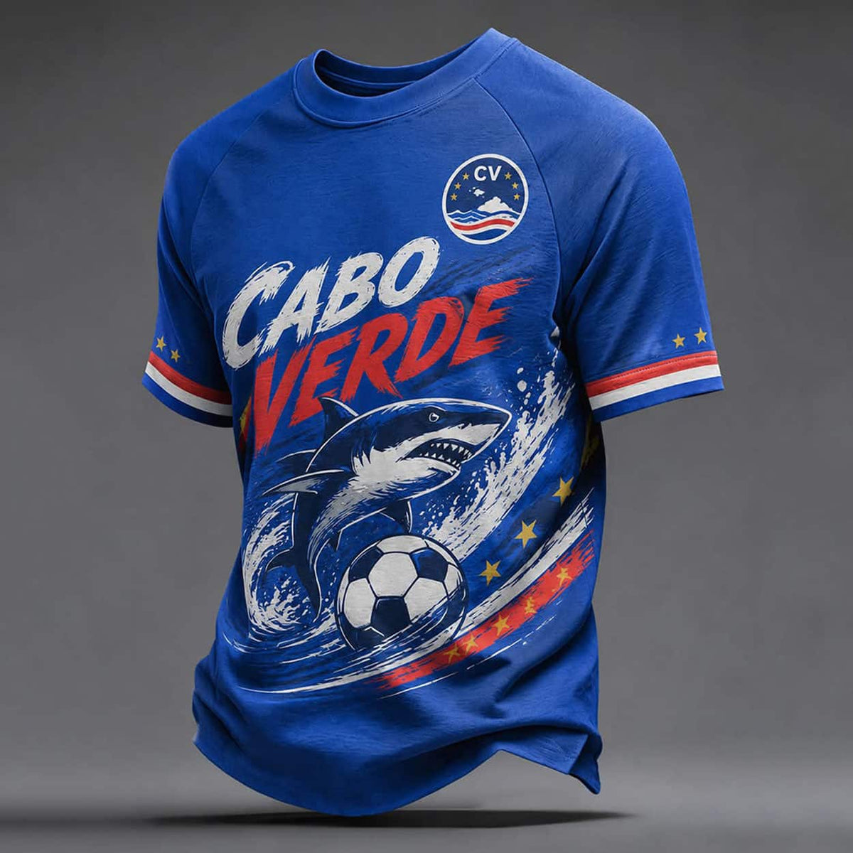 Cabo Verde Blue Sharks World Cup 2026 Shirt