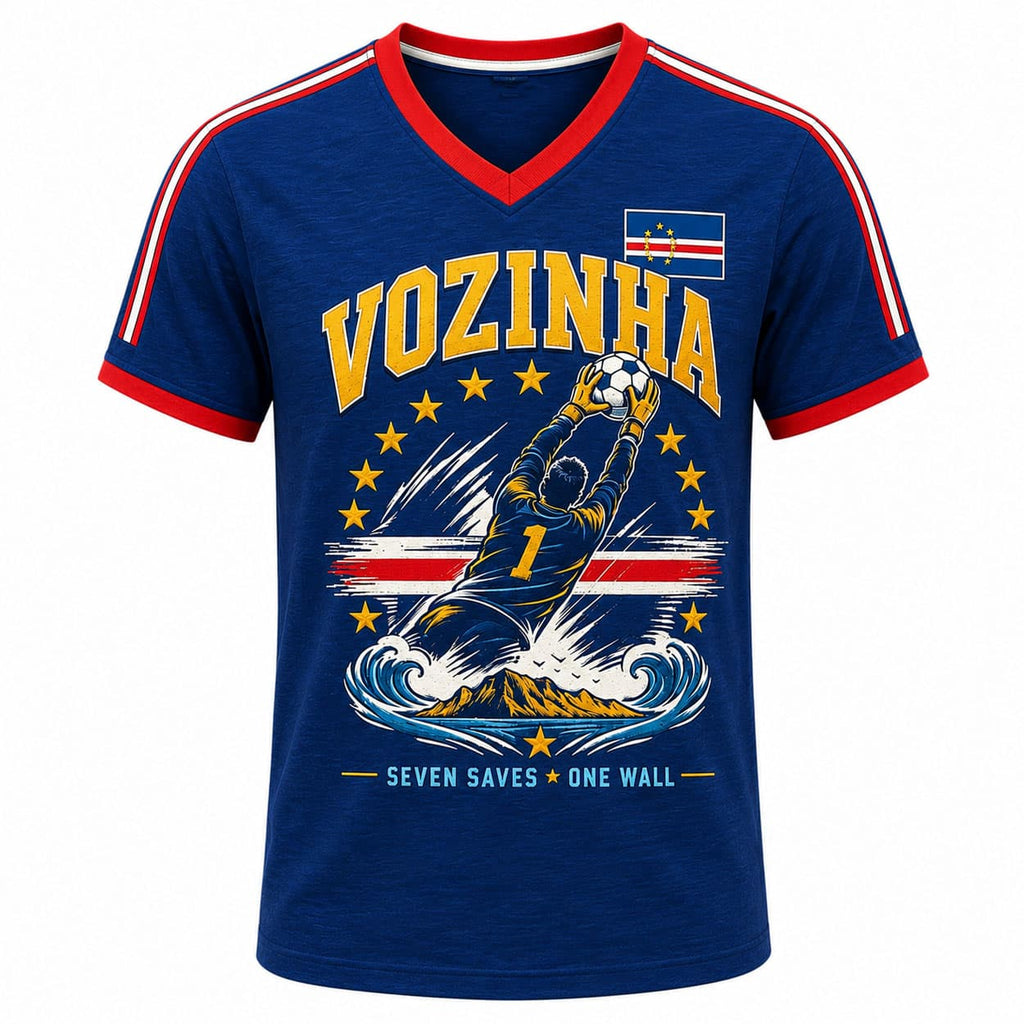 Cabo Verde Vozinha Seven Saves One Wall World Cup 2026 Shirt