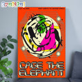 Cage The Elephant July 13 2024 Fort Worth TX Dickies Arena Wall Art Poster Canvas