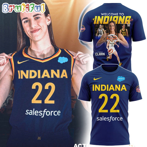 Caitlin Clark 22 Basketball Welcome To Indiana Fever T Shirt