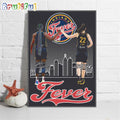 Caitlin Clark 22 Indiana Fever 2024 Wall Art Poster Canvas