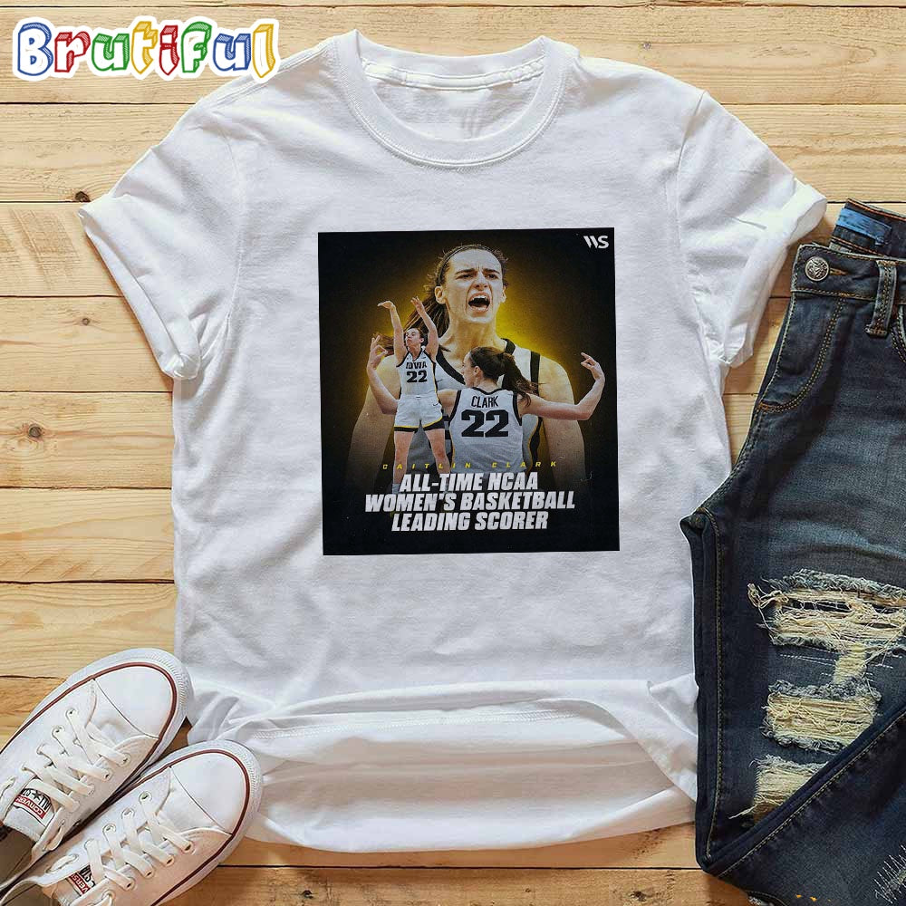 Caitlin Clark All-Time NCAA Womens Basketball Leading Scorer T-Shirt