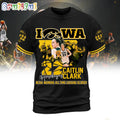 Caitlin Clark Iowa Hawkeyes 2024 NCAA Women’s All Time Leading Scorer 3D Shirt
