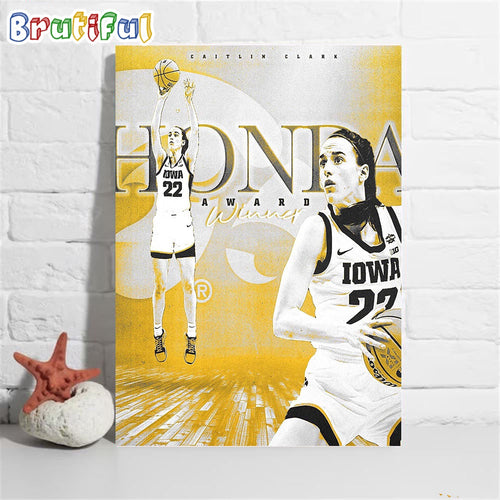 Caitlin Clark Is The Honda Sport Award Winner Poster Canvas