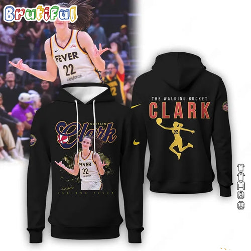 Caitlin Clark The Walking Bucket Clark 22 Basketball Hoodie T-Shirt