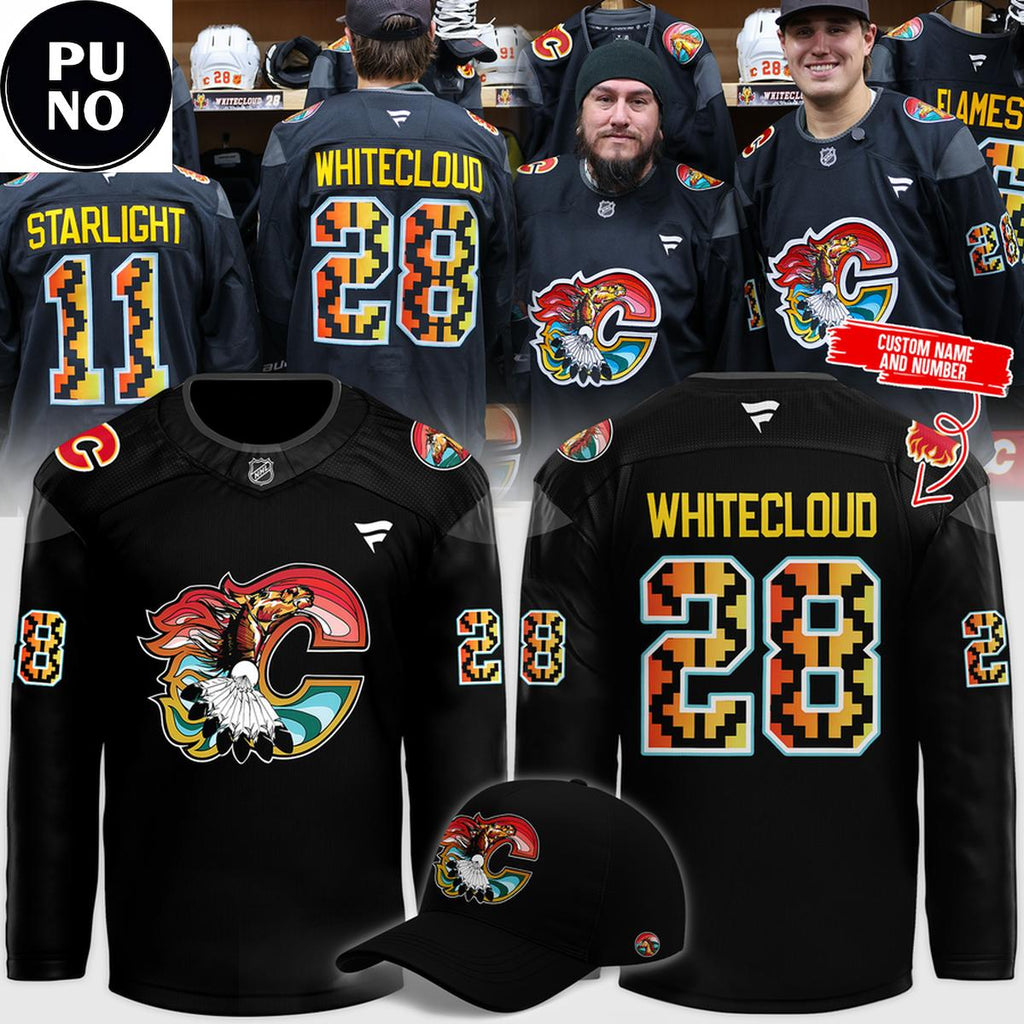 Calgary Flames 2026 Indigenous Celebration For Fans Personalized Hockey Jersey