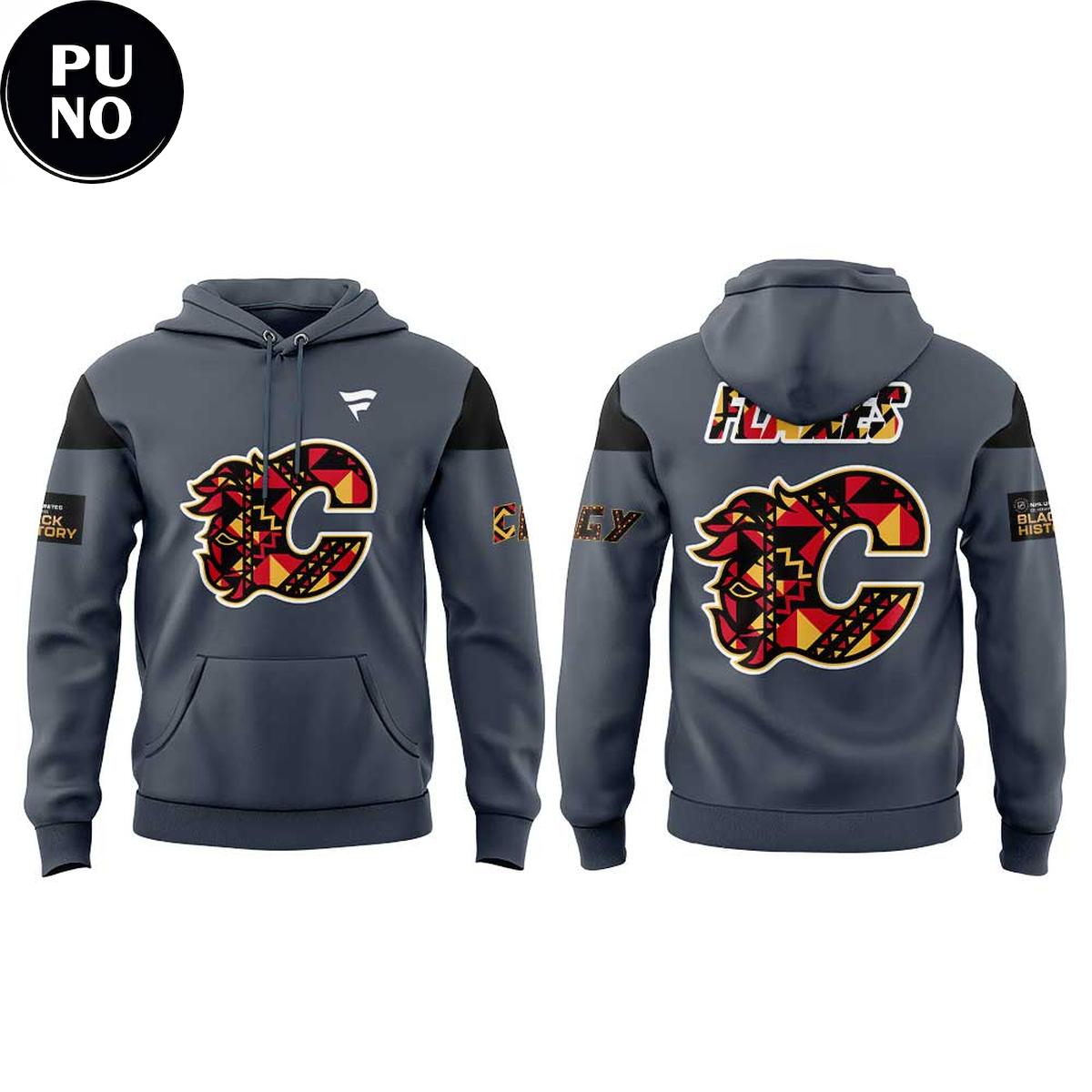 Calgary Flames Black History Month 2026 Hoodie T-Shirt