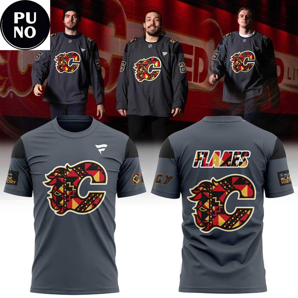 Calgary Flames Black History Month 2026 Hoodie T-Shirt