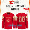 Calgary Flames x Fourth Wing Night 2026 Hockey Jersey