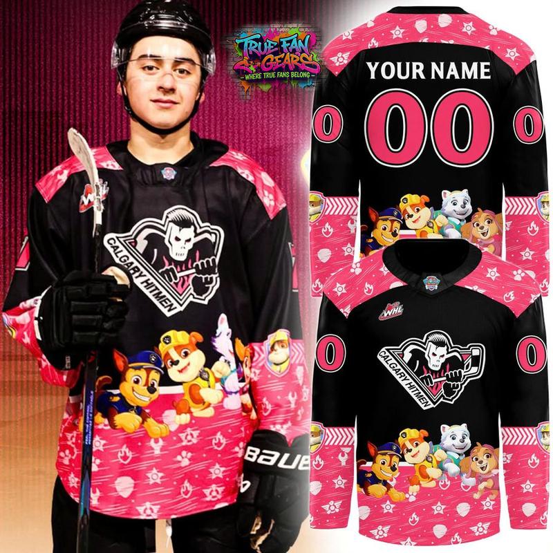Calgary Hitmen PAW Patrol Night 2026 Hockey Jersey