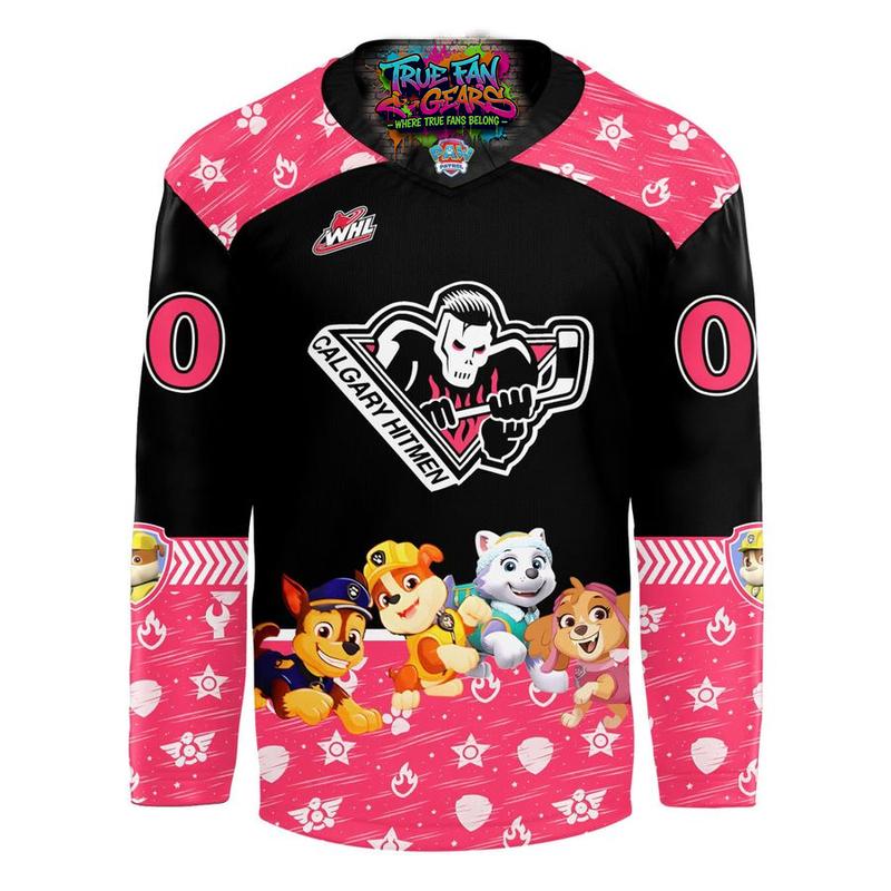 Calgary Hitmen PAW Patrol Night 2026 Hockey Jersey