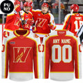 Calgary Wranglers 2026 Regular Season and Playoffs Personalized Hockey Jersey