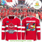 Canada Hockey Jersey 2026 4 Nations Face Off Champions Fanatics Steel