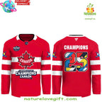 Canada Hockey Jersey 2026 4 Nations Face Off Champions Fanatics Steel