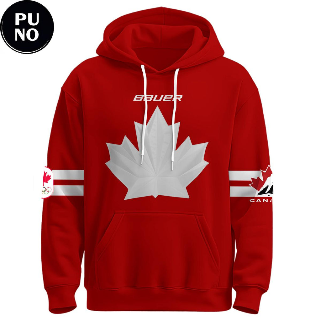 Canada Hockey x Canada Olympic 2026 Hockey Red Hoodie Shirt