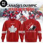 Canada Hockey x Canada Olympic 2026 Hockey Red Hoodie Shirt