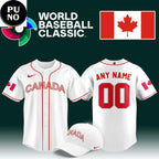 Canada National Baseball Team 2026 World Baseball Classic Personalized Baseball Jersey