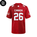 Canada National Team 2026 World Cup Personalized Football Jersey