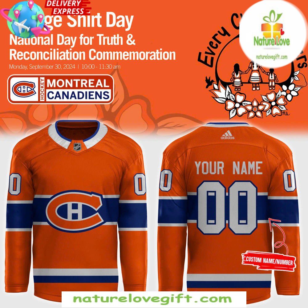 Montreal Canadiens Every Child Matters 2026 Hockey Jersey