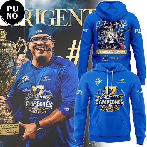 Cangrejeros de Santurce 2026 Campeon de la LBPRC Hoodie T-Shirt